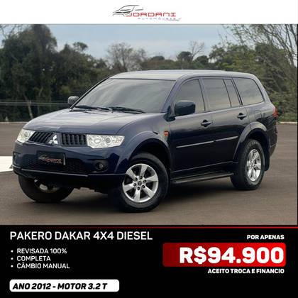 MITSUBISHI PAJERO DAKAR 3.2 4X4 16V TURBO INTERCOOLER DIESEL 4P MANUAL